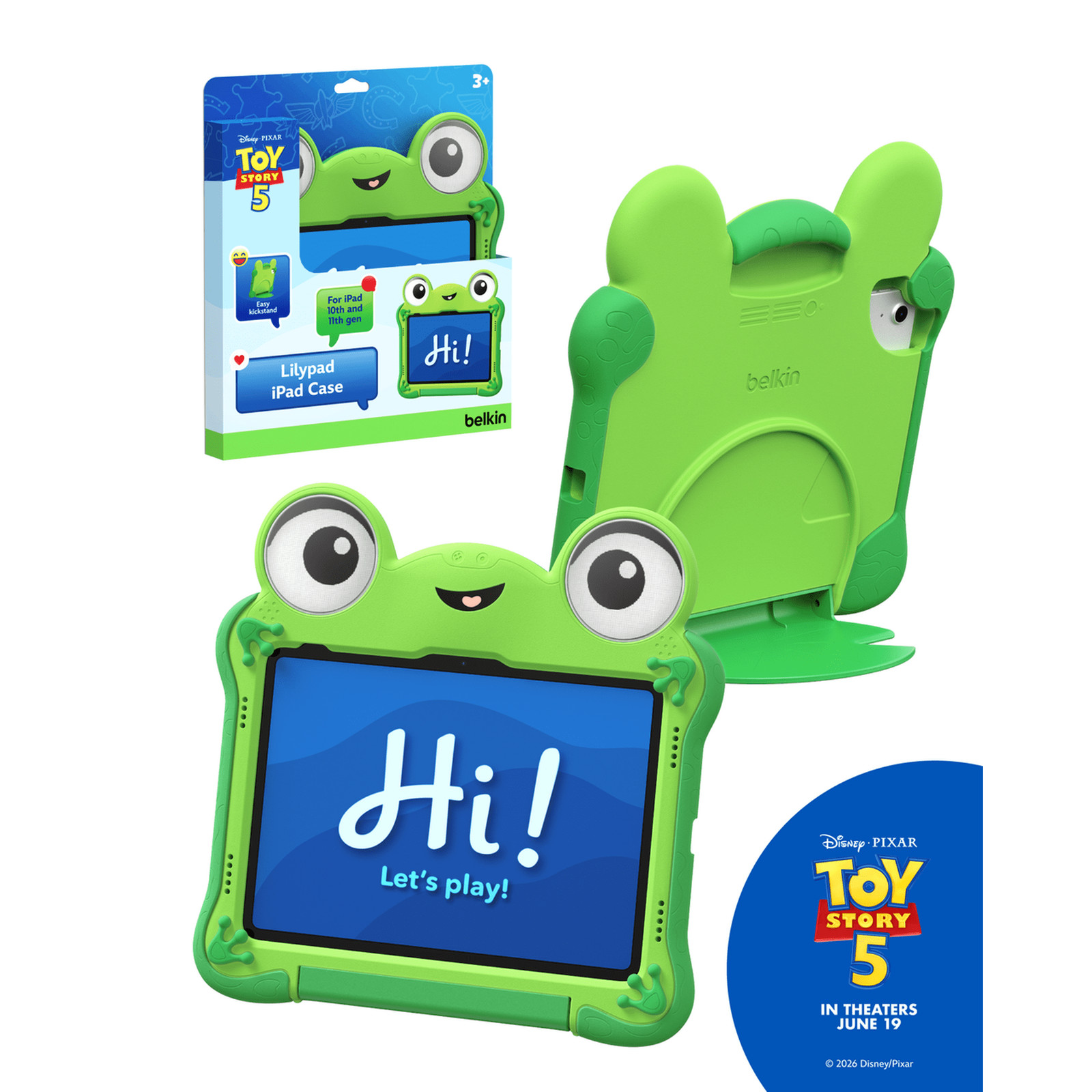 Disney Pixar Toy Story iPad A16 Case Kids (11th Generation 2025, 11" / 10th)