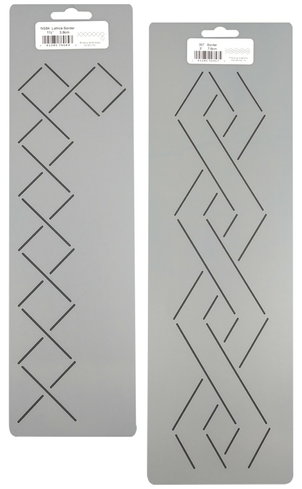 Quilting Stencils Lattice Diamond & Grid Border Quilters Plastic Hand Template