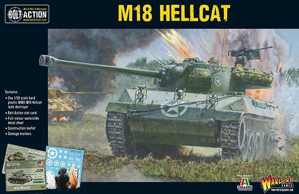 Bolt Action 402013004 M18 Hellcat (US) WWII Tank Destroyer Warlord Games Plastic