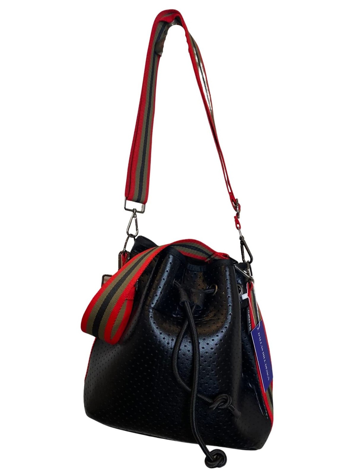 Dallas Hill Designs Crossbody Bucket Purse for Women | Neoprene Handbag | Dra...