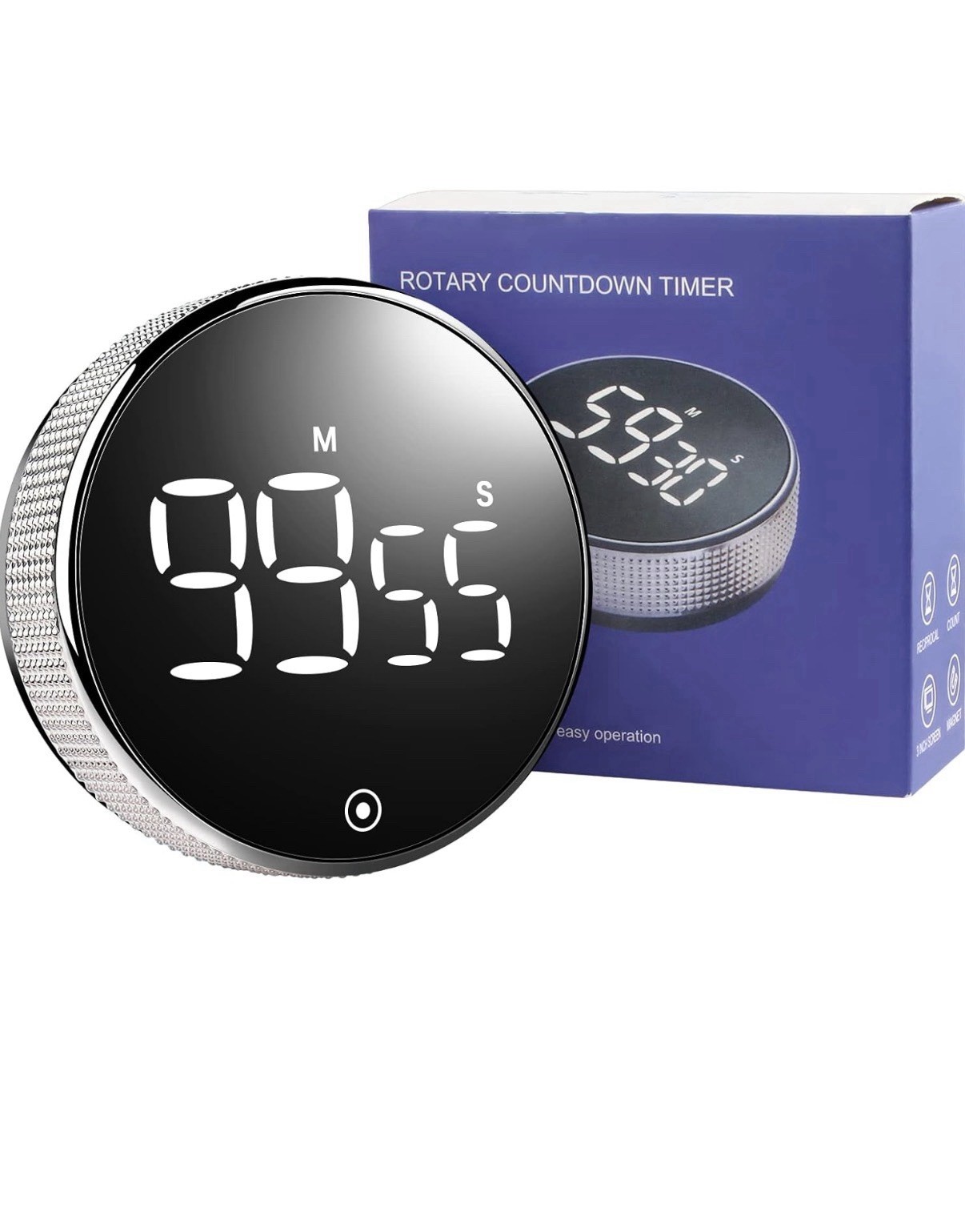 Digital Kitchen Timers, Magnetic Countdown Countup Timer