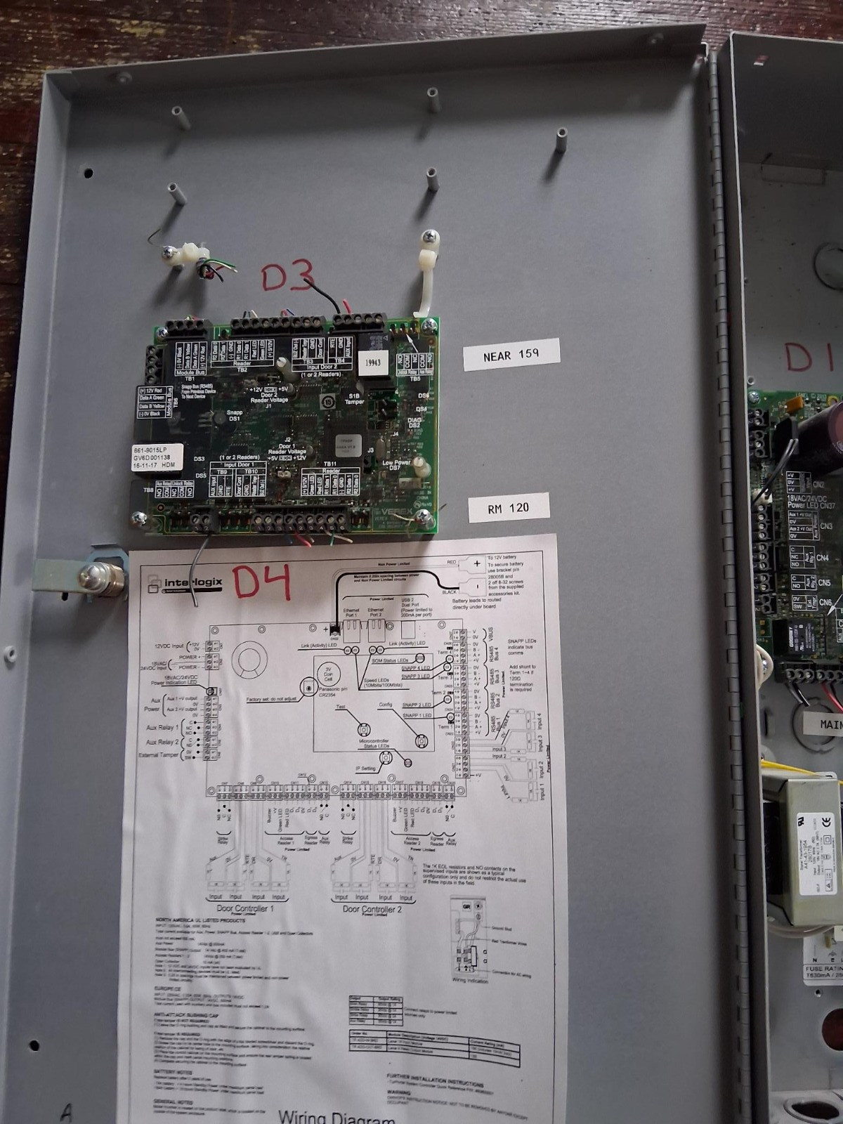 TruPortal TP-SYS-2D Gray Access Control Base System Interlogix