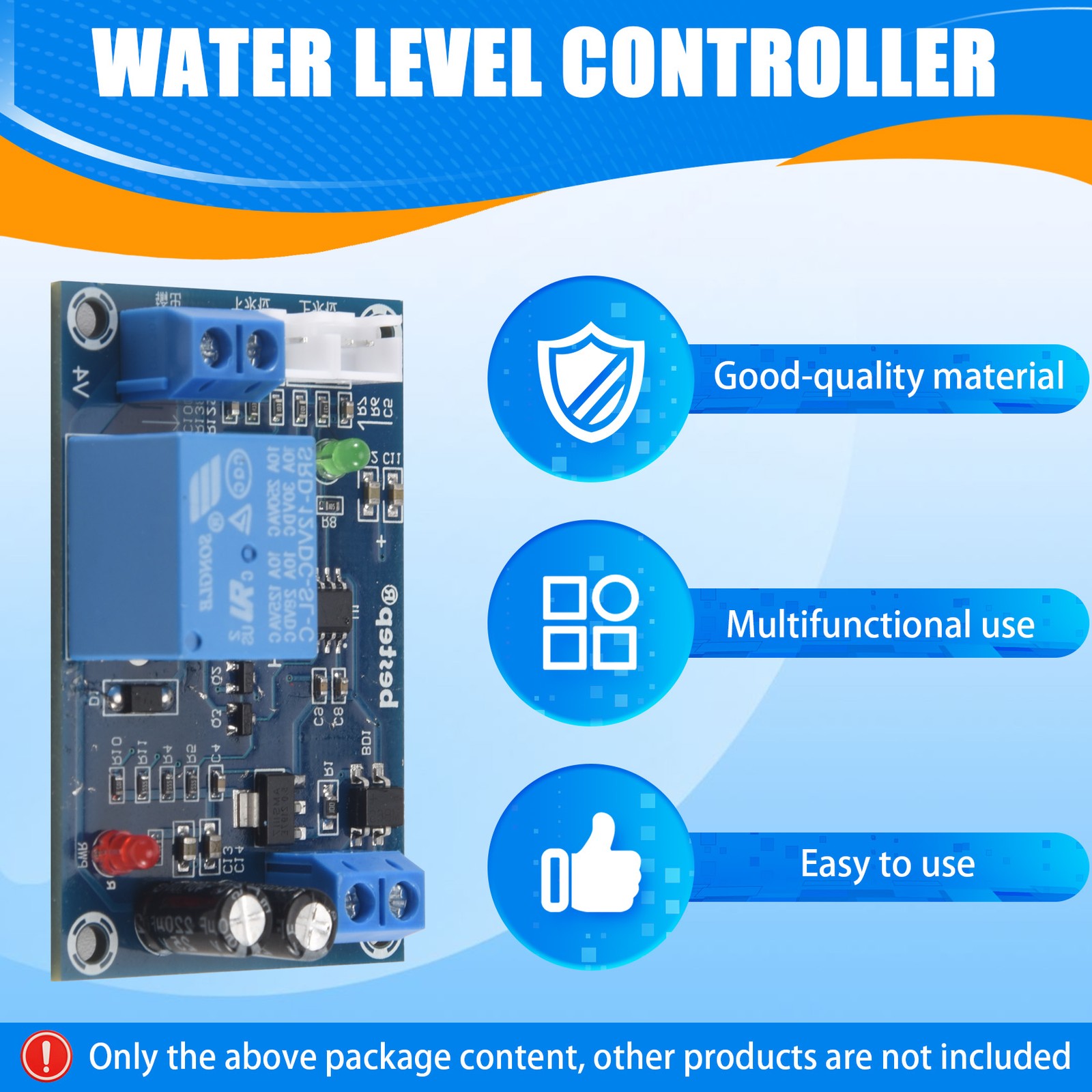HCW-M203 Full Automatic Water Level Controller Pump Module 12V Relay2688