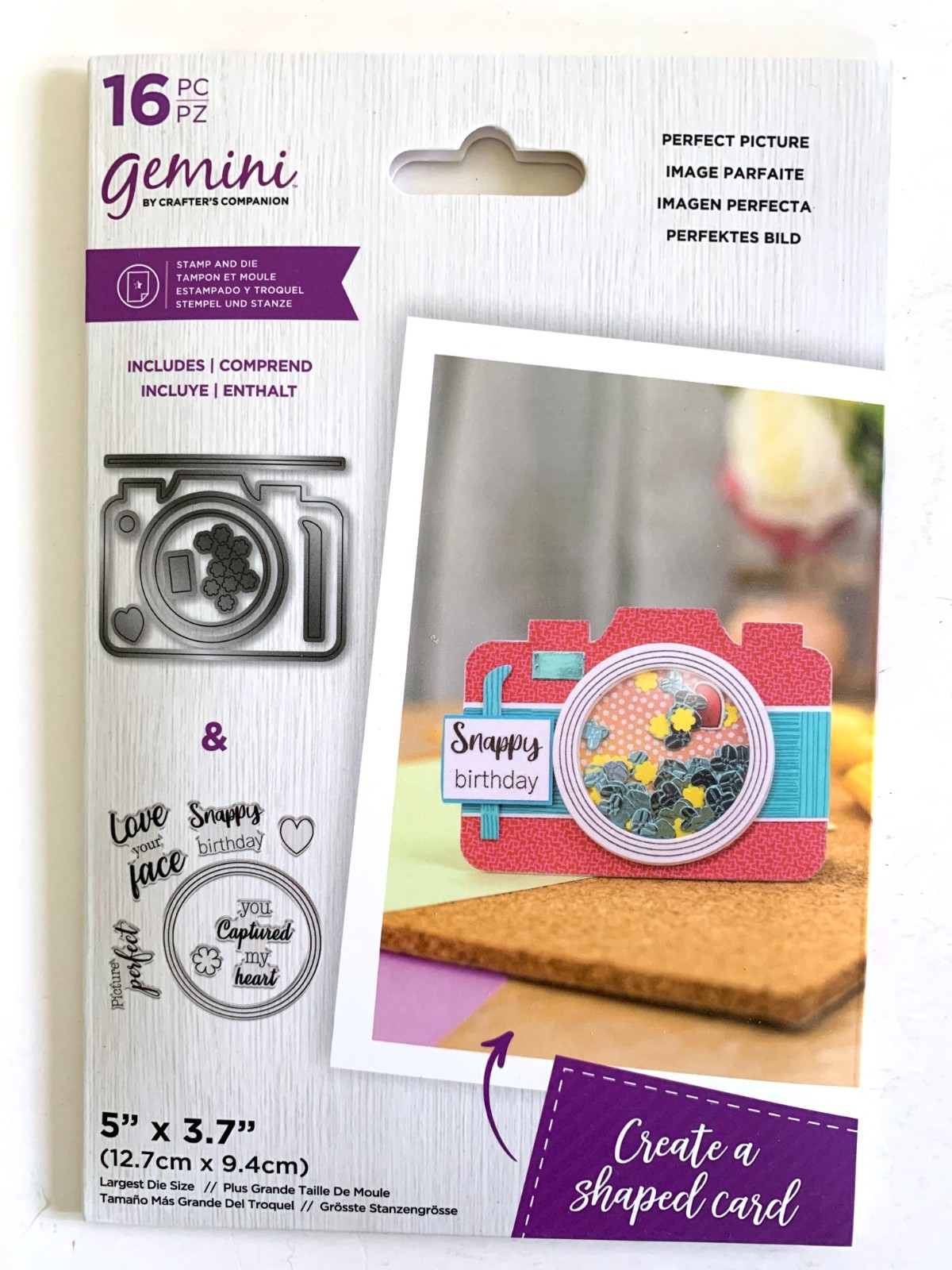 Gemini by Crafter's Companion 16 Piece Stamp & Die Set PERFECT PICTURE