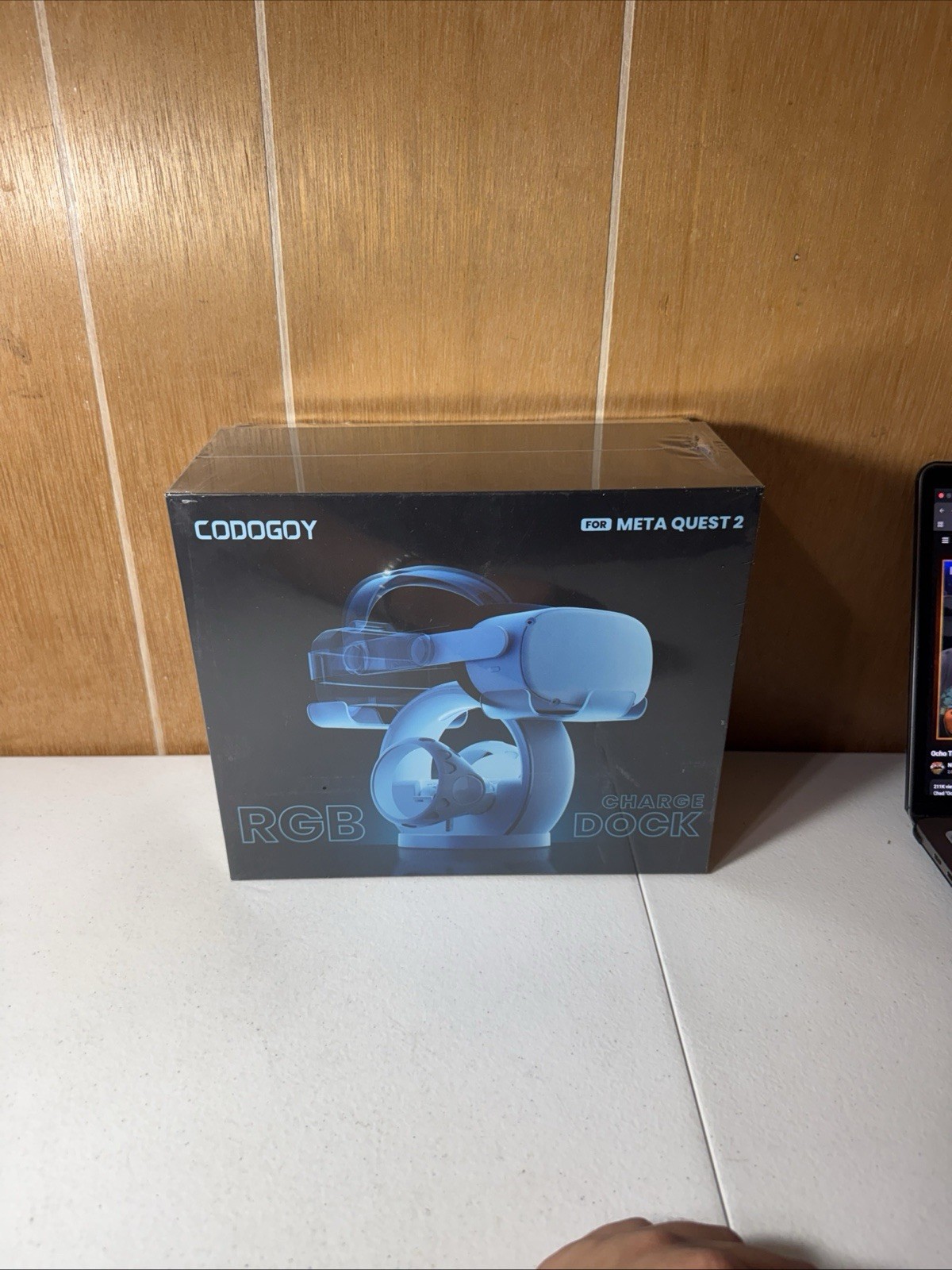 CODOGOY RGB Charge Dock Stand Charging Dock for Meta Quest 2 USB-C