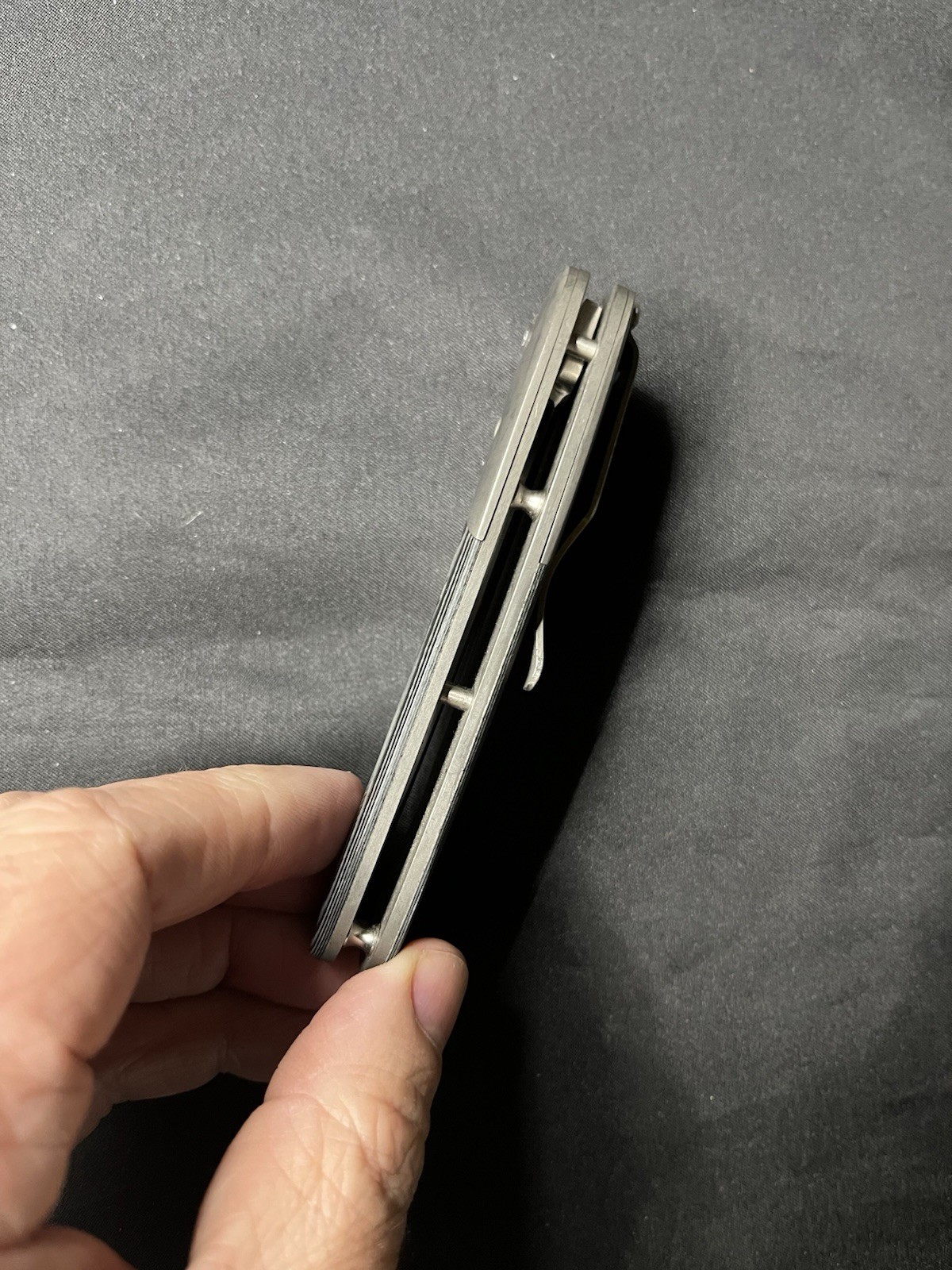 DUNCAN CUSTOM MICARTA KNIFE 4 1/4”