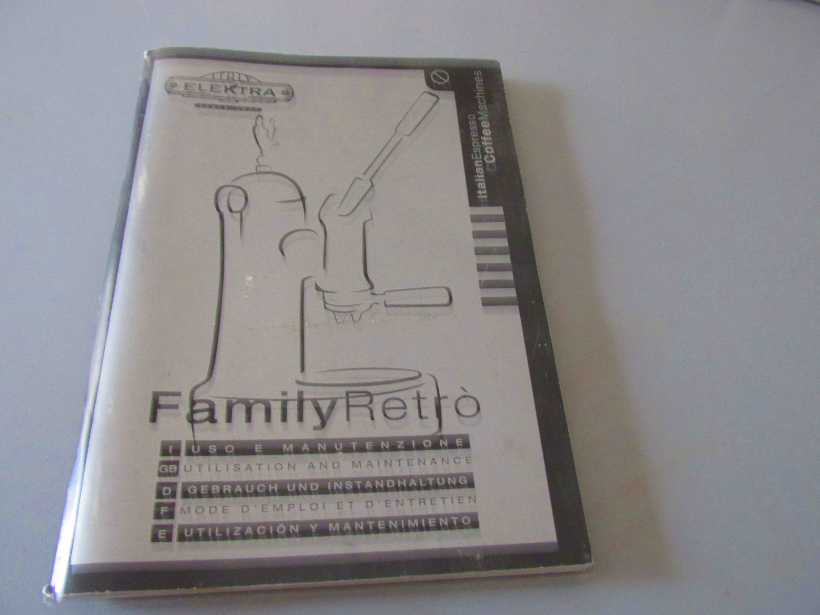 User Manual Maintenance Instructions Coffee Machine Family Retro