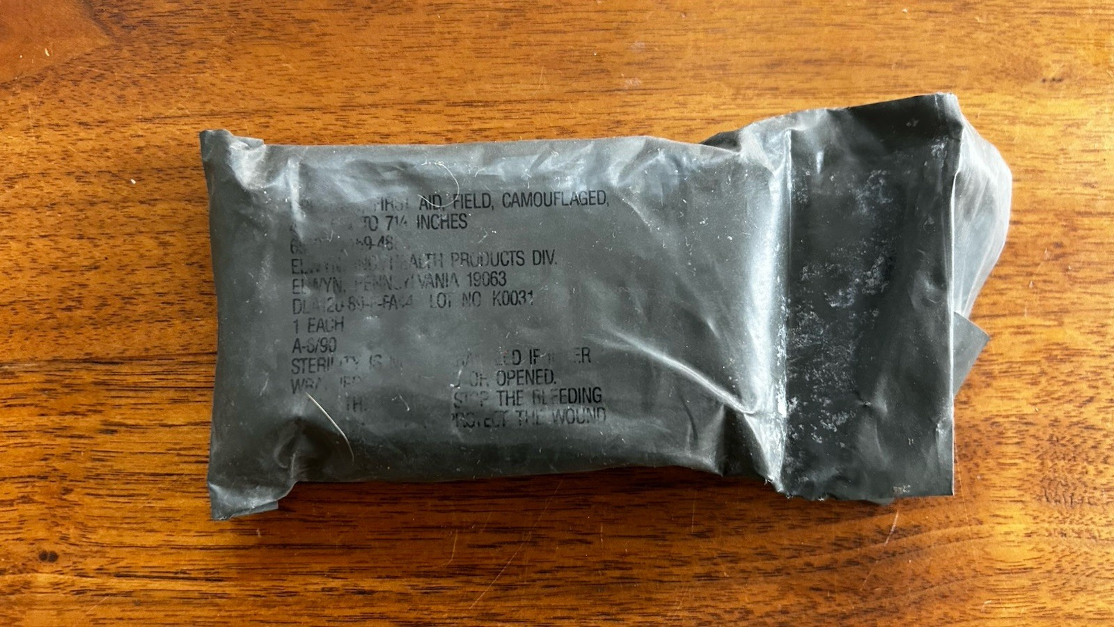 VTG US Military Dressing First Aid Field Individual Troop Camouflage