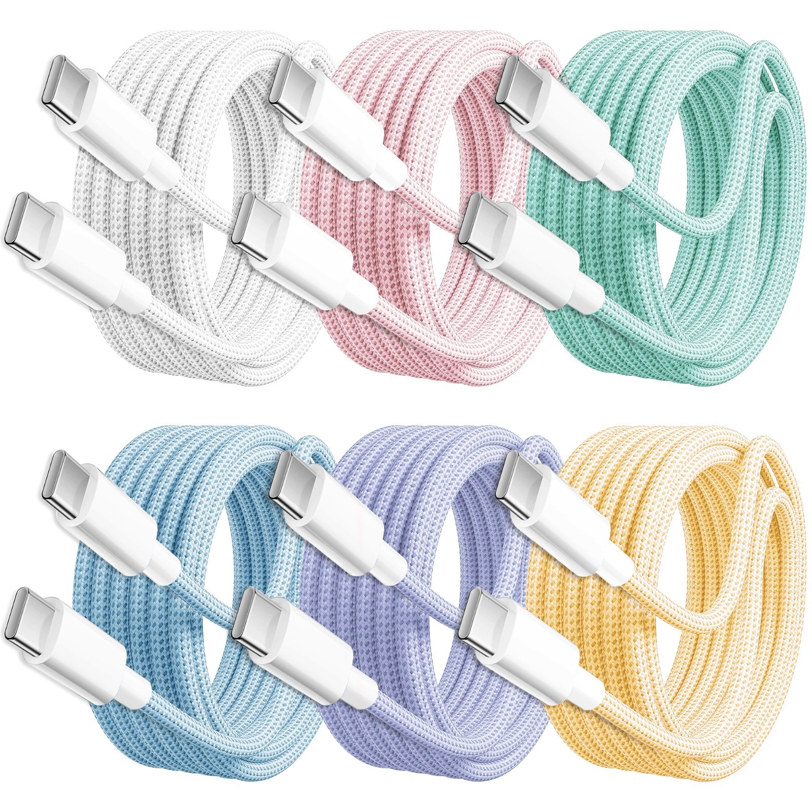 For iPhone 15 16 17 Air Pro Max USB-C to C Cable PD Fast Charger Type C Cord 60W