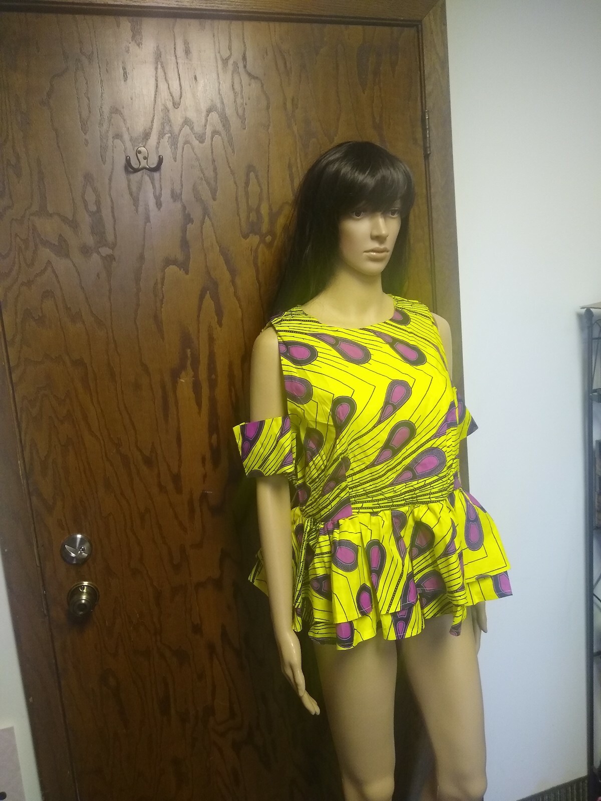 African Wax Print Top
