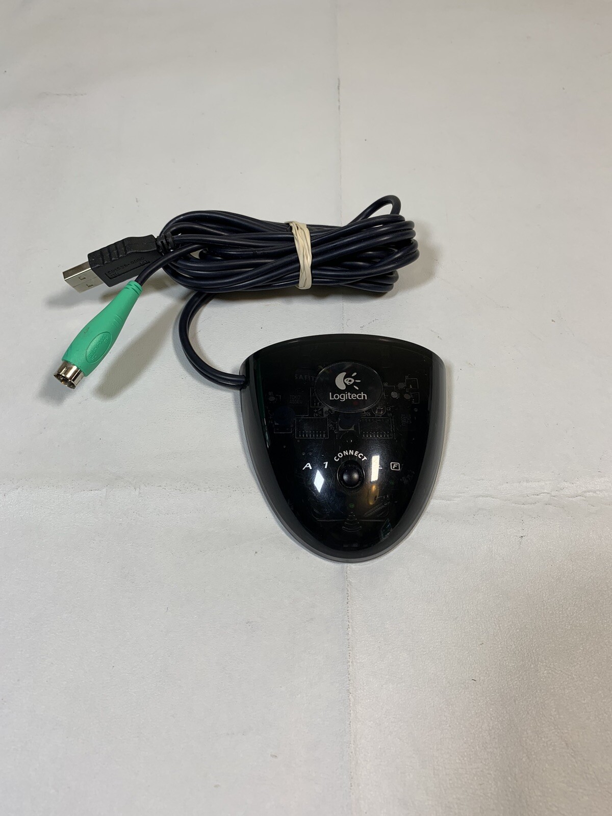 Logitech 830680-0000 Dual Wireless Keyboard & Mouse Receiver USB & PS2