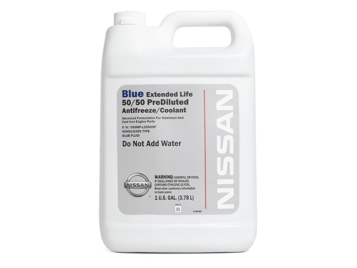 OEM Nissan Blue Extended Life Antifreeze/Coolant 1Gallon - 999MP-L25500P  2-pack