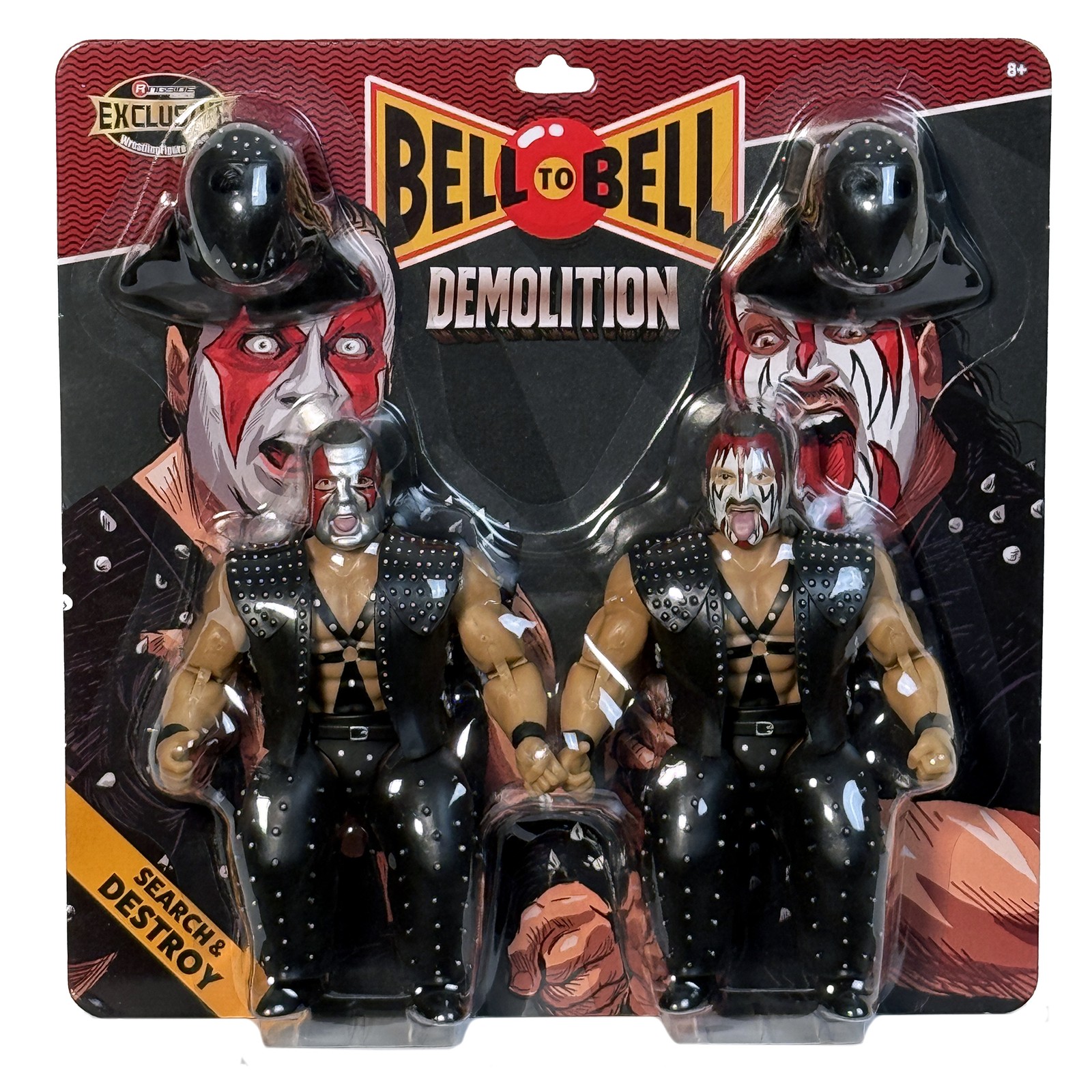 (Bell to Bell) Demolition Ax & Smash -  2-Pack  Toy Wrestling Figures