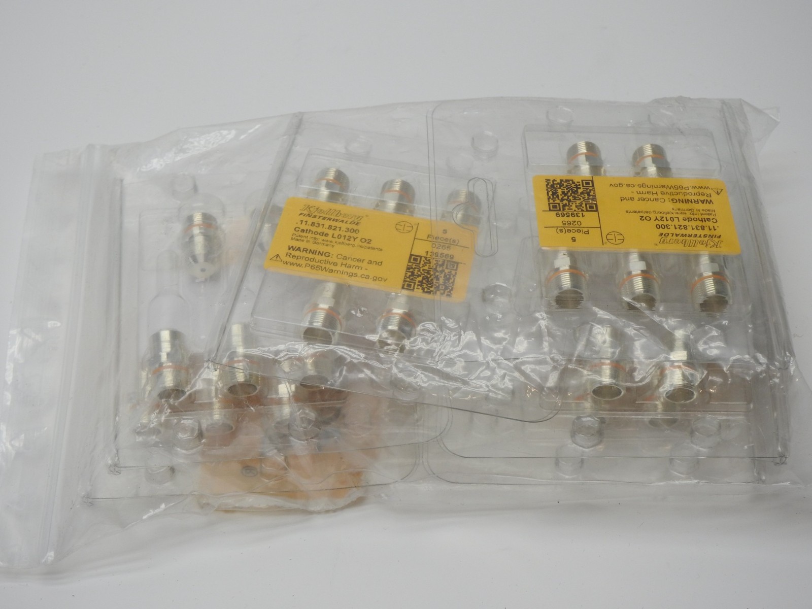 Lot of 30 - Kjellberg Finsterwalde Cathode L012Y O2 11.831.821.300 | 10.164.461
