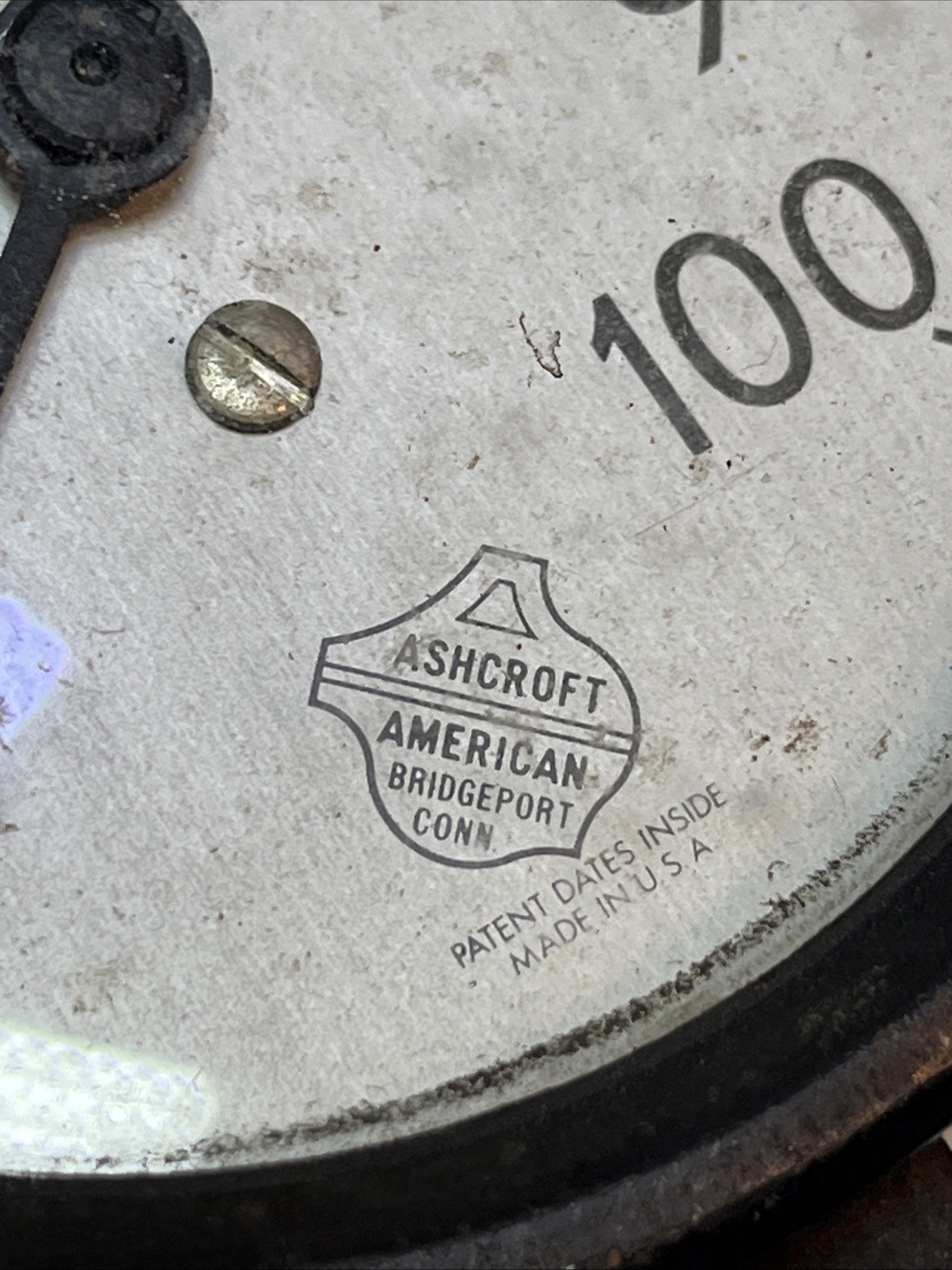 Ashcroft American Pressure Gauge Used