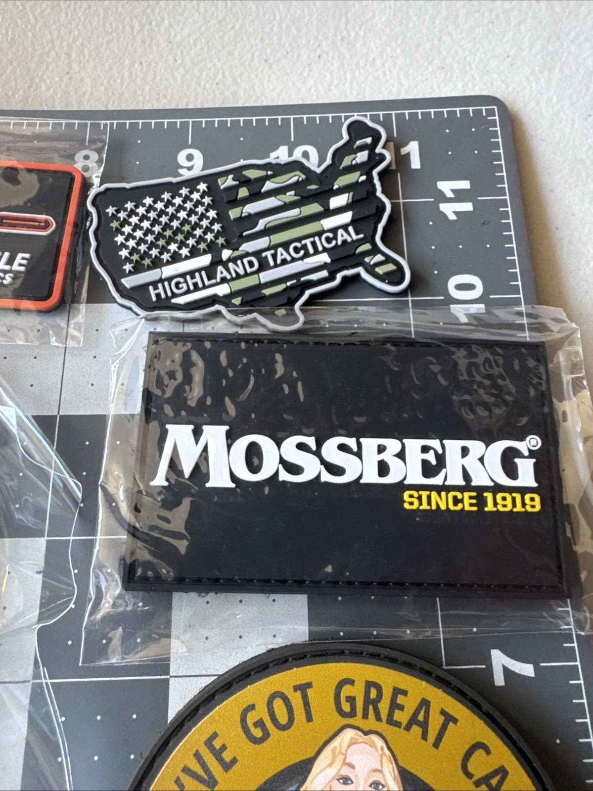 2026 Shot Show Patch Lot Tactical Patch Mossberg,brownells,IWI,run Draco & More