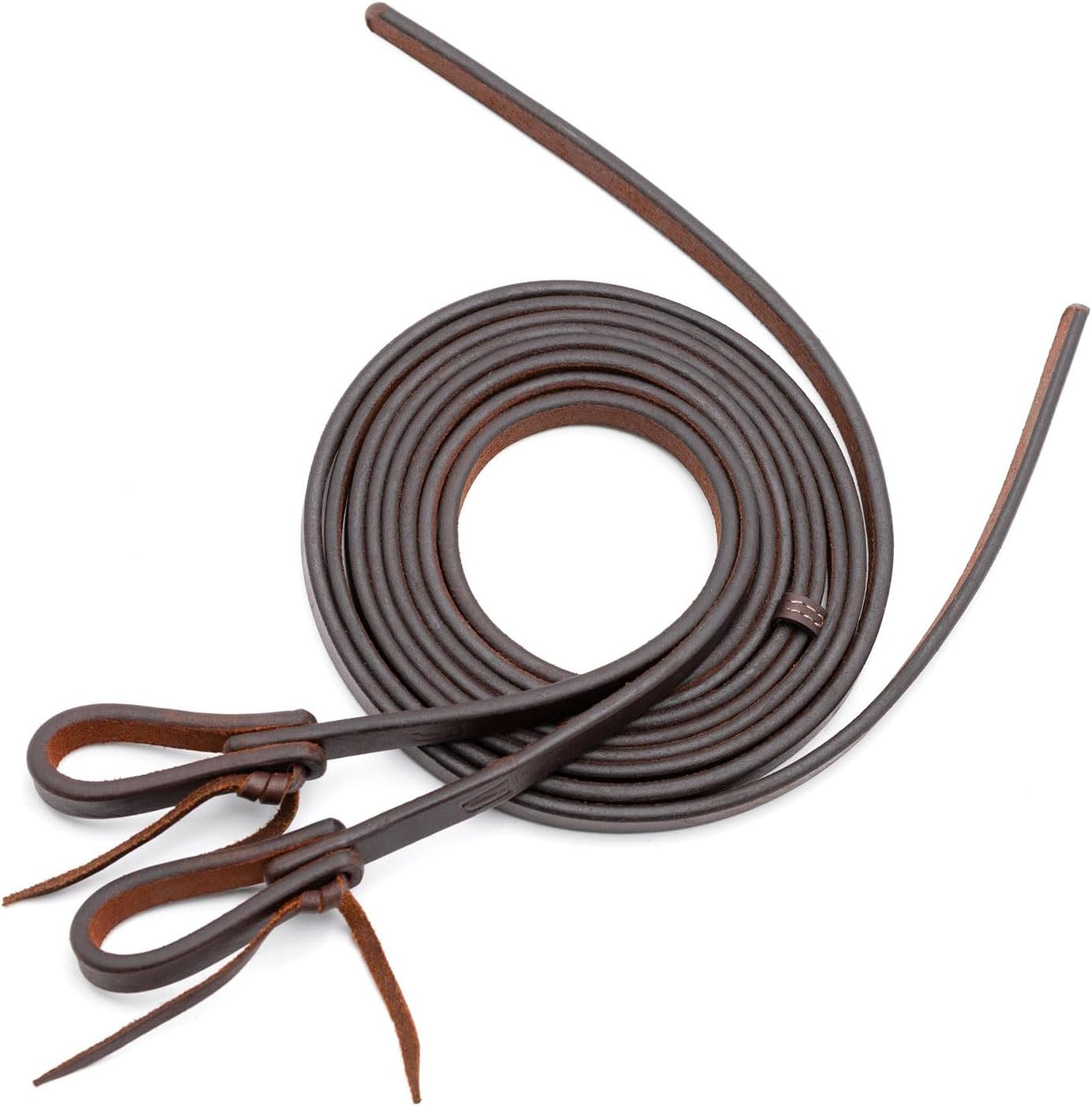 Luxeleather Heavy Oiled Western Horse Reins - Split, Laced & Roping Styles
