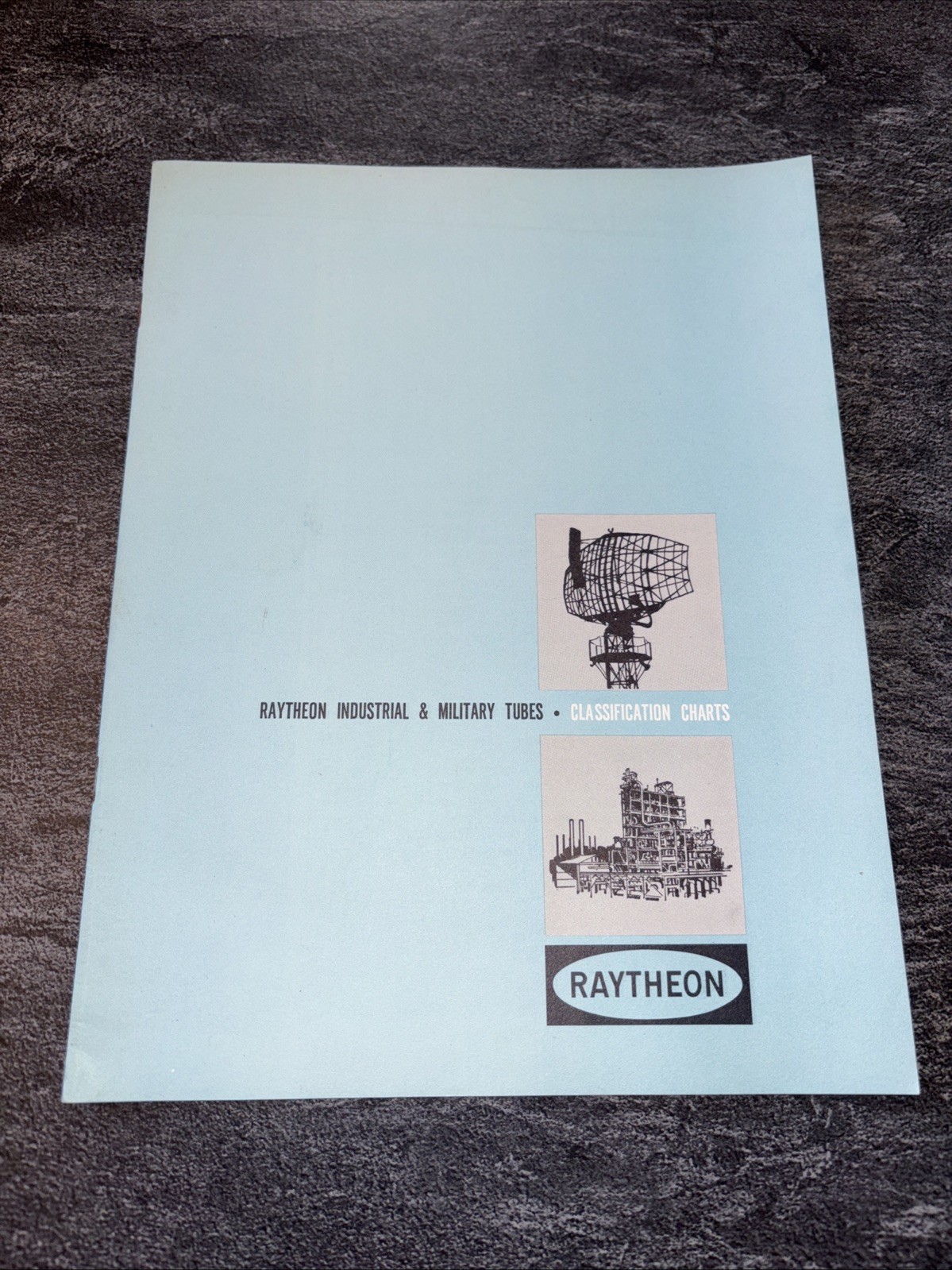 1987 Raytheon Industrial & Military Tubes Classification Charts Catalog LOC F