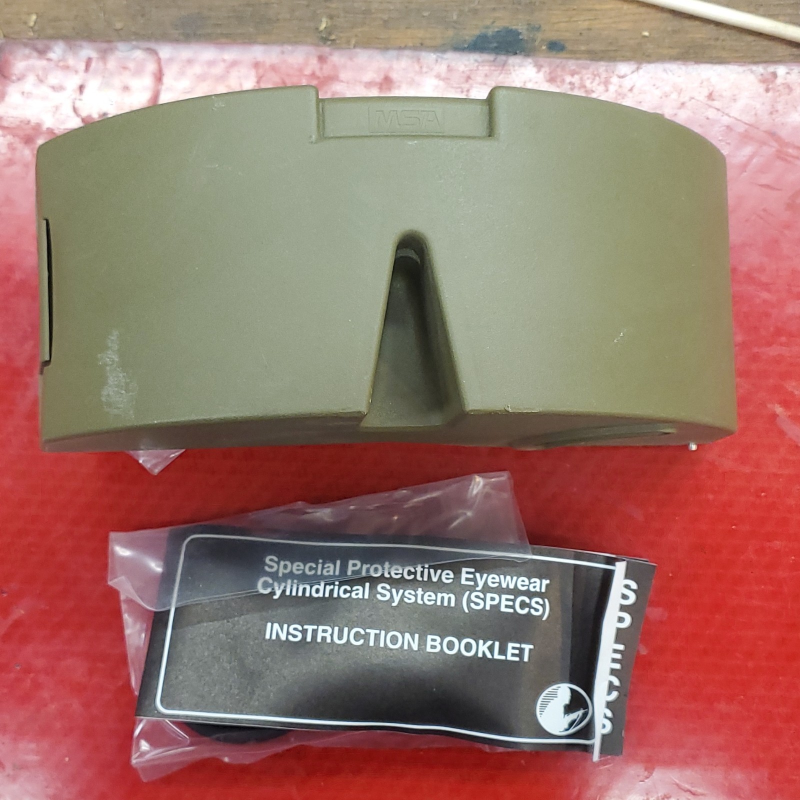 OIF I MSA BALLISTIC MILITARY GOGGLES CLEAR AND DARK LENS
