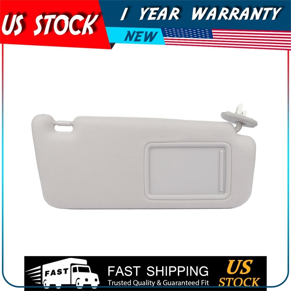 ?Fits 2009-2016 Toyota venza New Light Gray Sun Visor Left Side High Quality