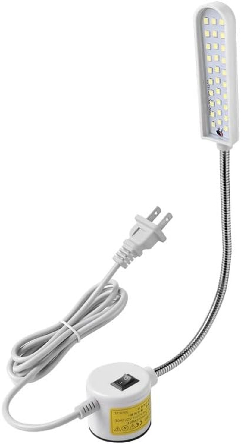 LED Sewing Machine Light,30 LED Magnetic Mount Drill Press Light with Flexible S