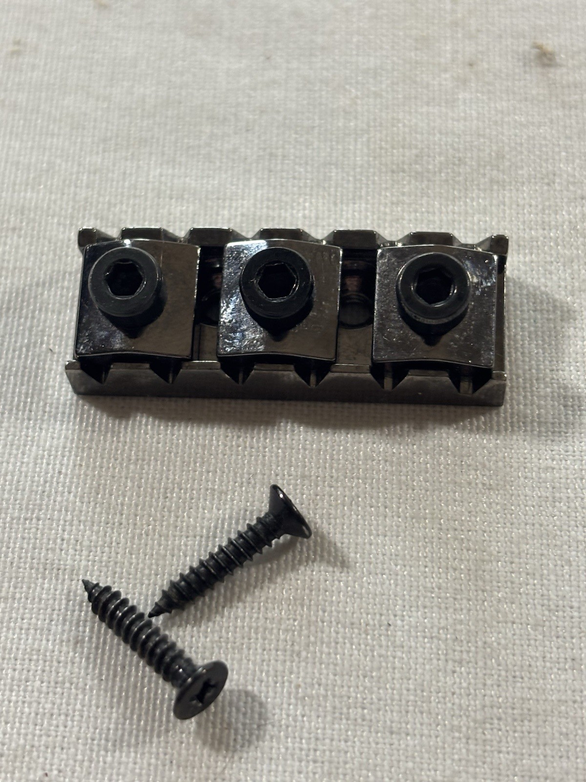 2021 EVH Wolfgang Standard Floyd Rose Locking Nut BR2 Smoke Grey 42mm w/ HW
