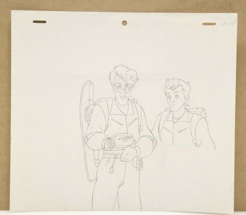 GhostBusters Original Production Drawing And Cel 60-71 Used Cond.