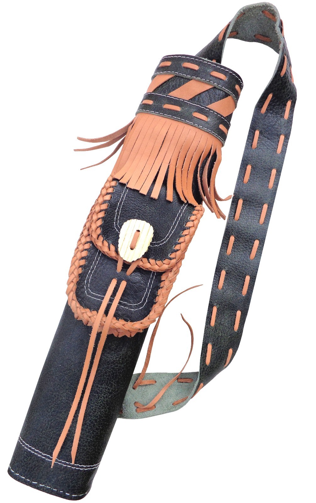 TARGET FINE ANTIQUE LEATHER BACK ARROW HAND MADE QUIVER ARCHERY PRODUCT AQ -166