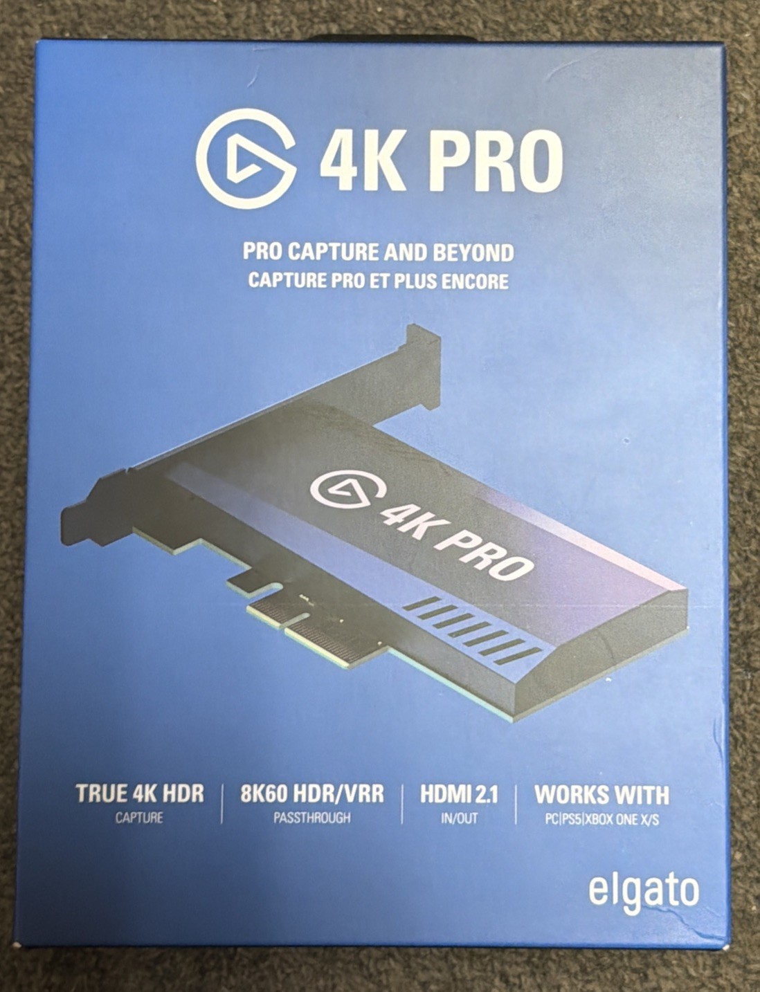 Elgato 4K Pro - Internal Capture Card (8K60 HDR/VRR) Passthrough...FREE S&H!!!