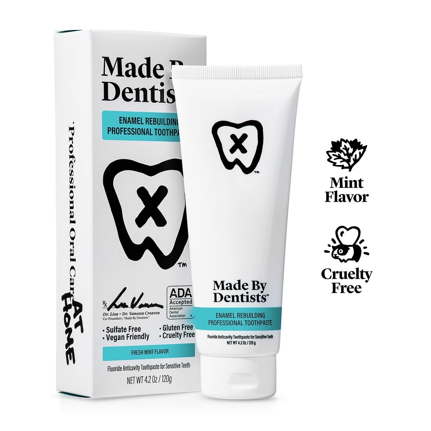 Made by Dentists Professional Enamel Rebuilding Toothpaste - 2 Pack