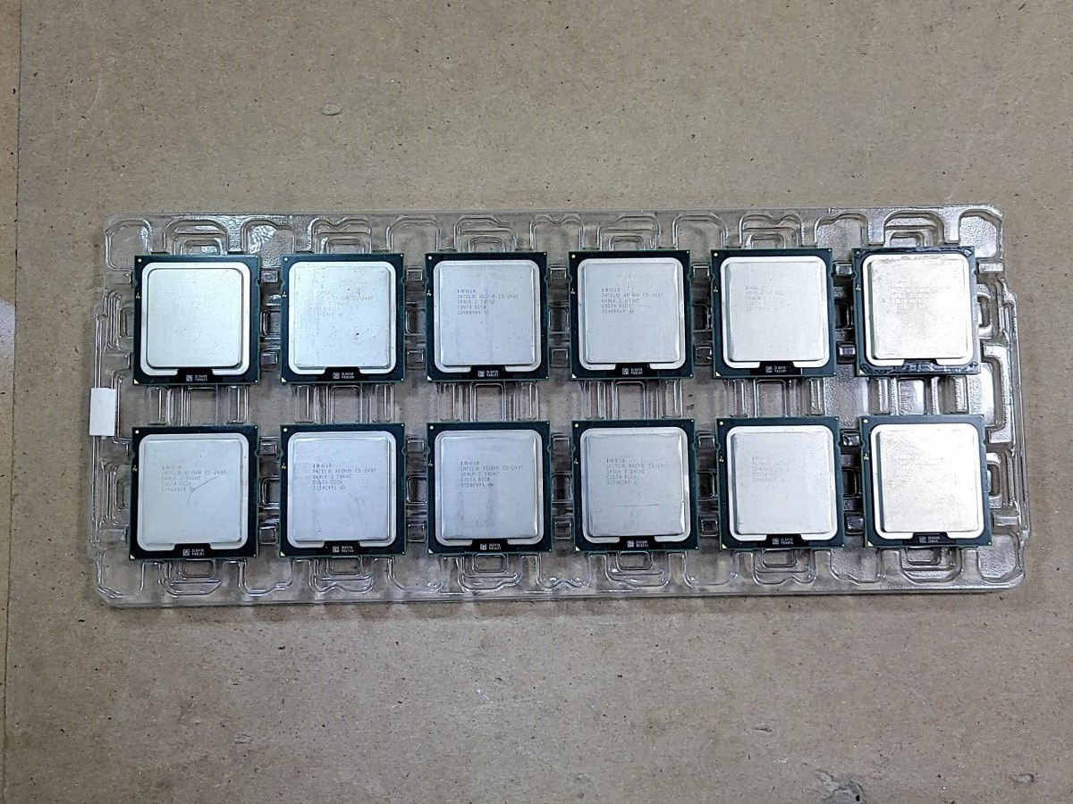 Lot of 12* INTEL SR0LR E5-2407 2.2GHz Server CPU
