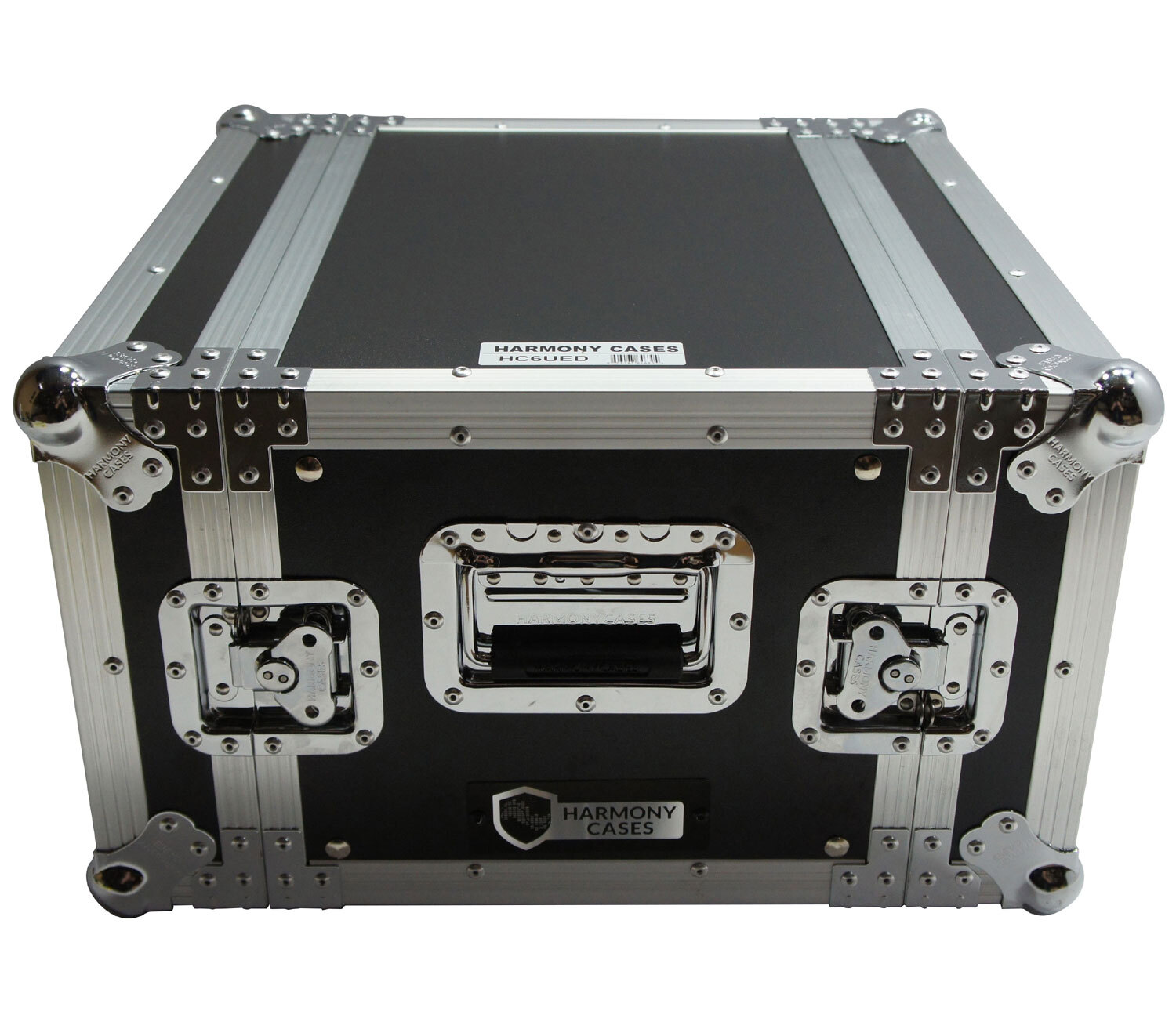 Harmony Cases HC6UED Pro DJ Flight 6U FX Effect 16" Depth Road Vertical Case