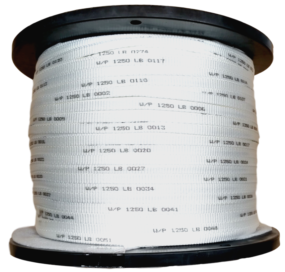 1/2" x 5000' Electrical Pull Tape 1250 lb Tensile Strength Flat Rope, Pull Line