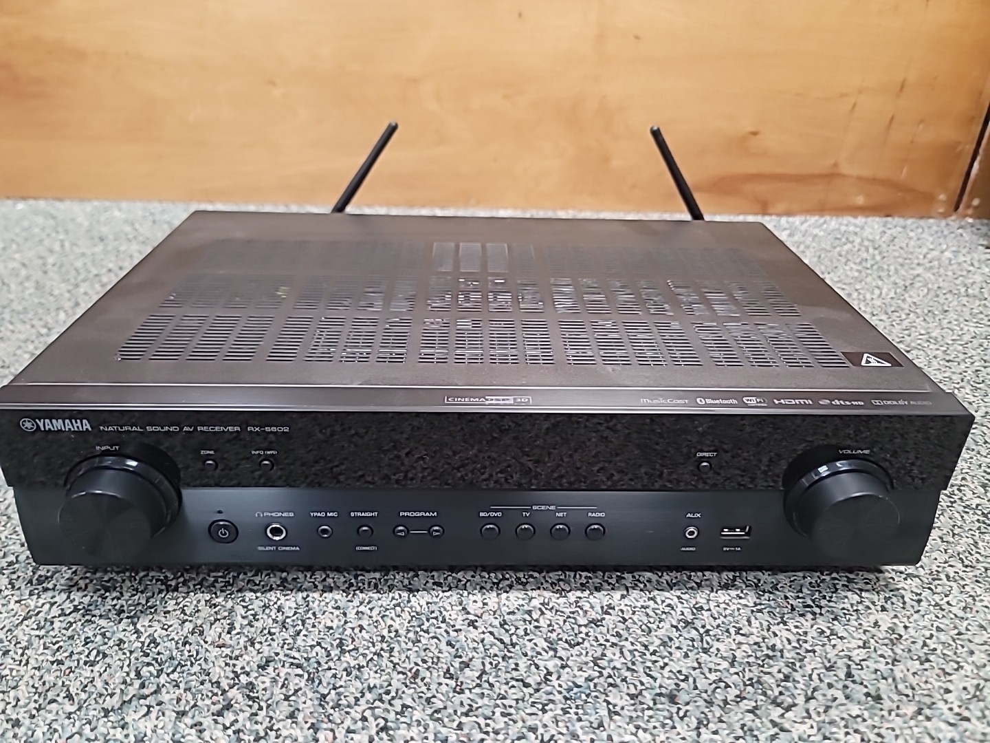 YAMAHA RX-S602 Audio & Video AV Amplifier Bluetooth HDMI Black Used from Japan