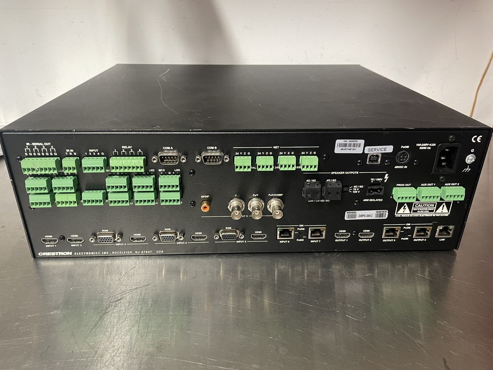 Crestron DMPS3-300-C 3-Series Digital Media Presentation System Control Router