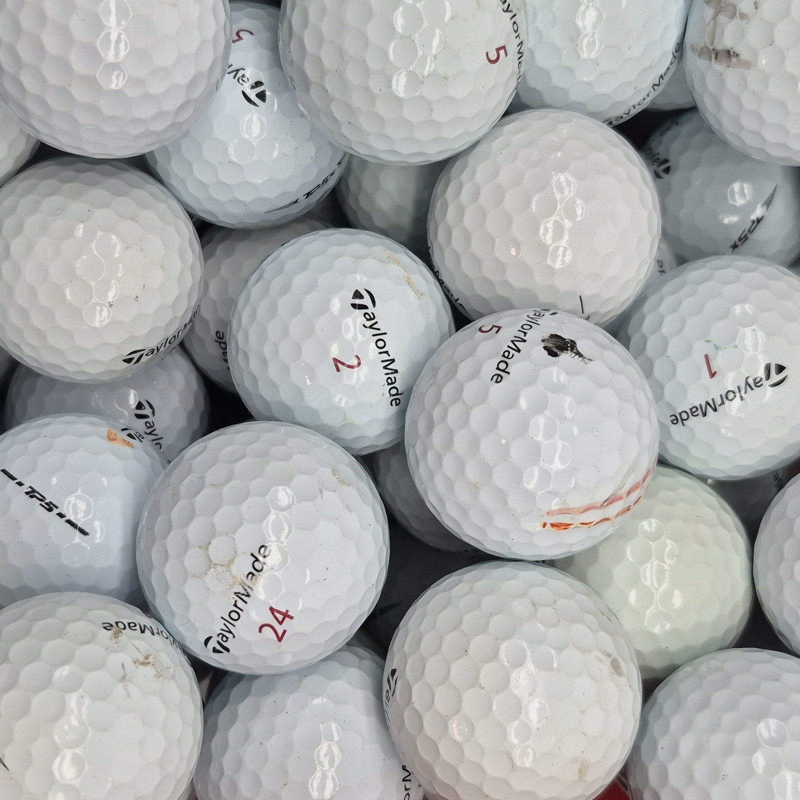 36 TaylorMade TP5x White Used Golf Balls - 3A Value Grade AAA