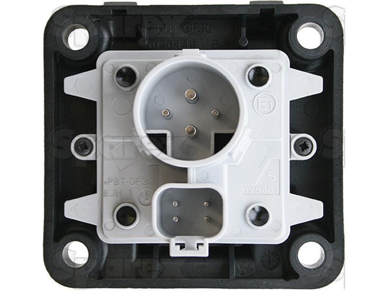 ISOBUS Socket Passive TQPL Gray - Universal Compatibility, Durable Design