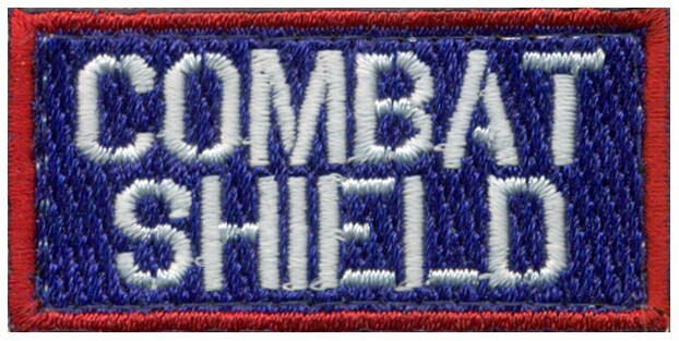 USAF 	87th ELECTRONIC WARFARE SQUADRON COMBAT SHIELD POCKET TAB PATCH