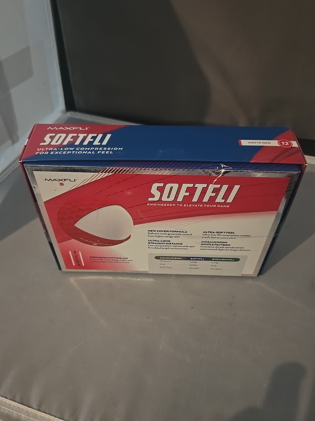 Maxfli Softfli Matte Golf Balls Red Dozen