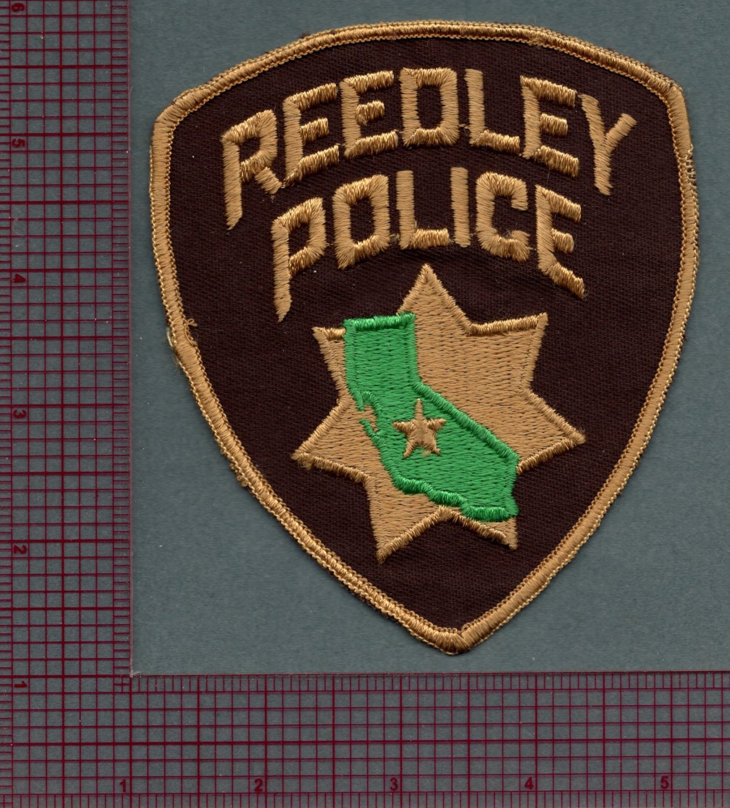 Reedley California Police Patch