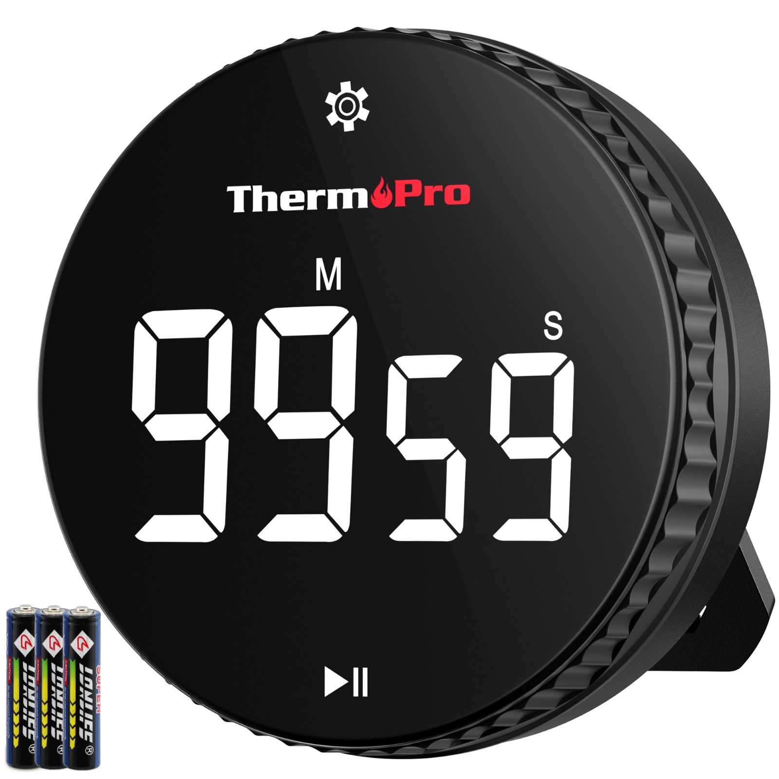 TempPro TM04 Digital Kitchen Timer 99-Minute LED Magnetic One-Touch Control Time