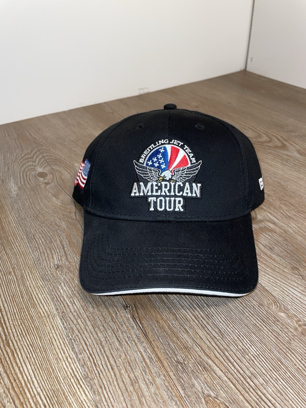 ORIGINAL BREITLING JET TEAM "AMERICAN TOUR" BLACK HAT/CAP - NEW