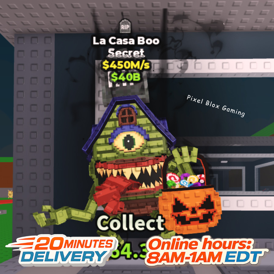 STEAL A BRAINROT 🧠La Casa Boo 450M/s RIP Trait🧠Cheap+Fast 🚀