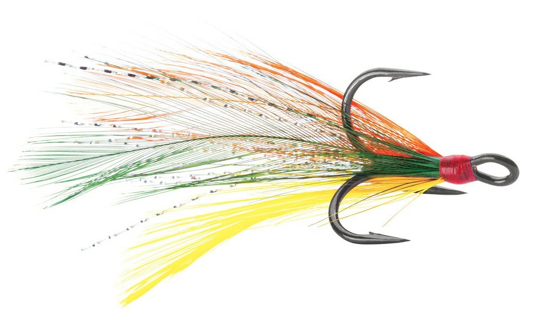VMC 8651DT Dressed X-Rap Treble Hook - Firetiger - Size 6 - Pack of 2