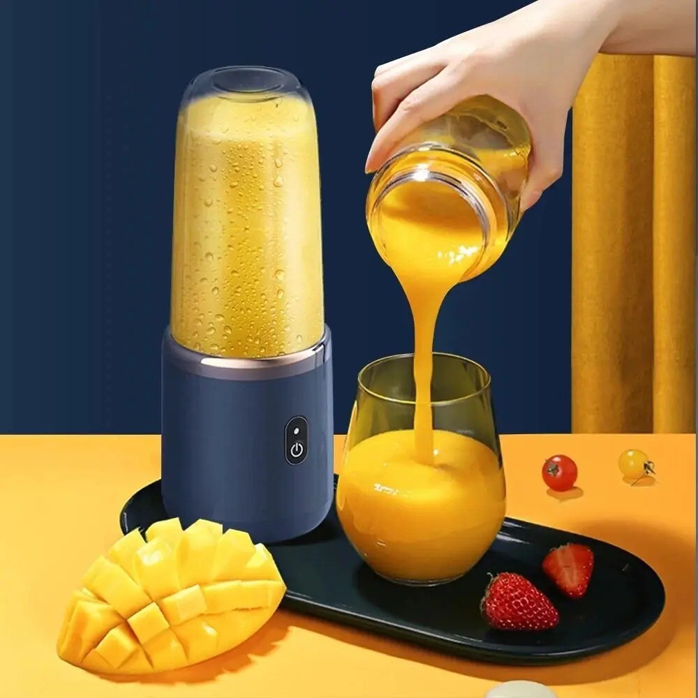 Portable Electric Juicer Cup Fruit Blender Maker Bottle Mixer USB Rechargeable