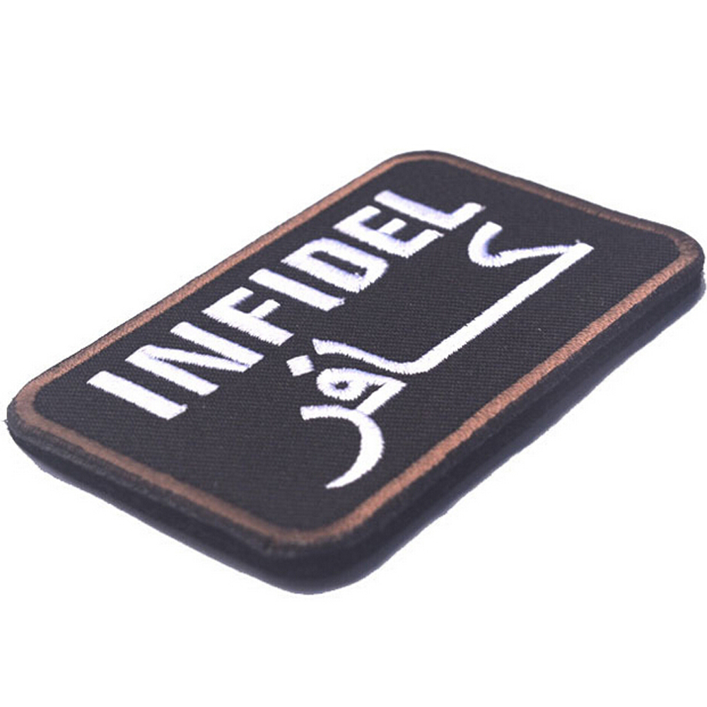 INFIDEL TACTICAL PATCH U.S. ARMY USA BADGES MILITARIA HOOK & LOOP PATCHES