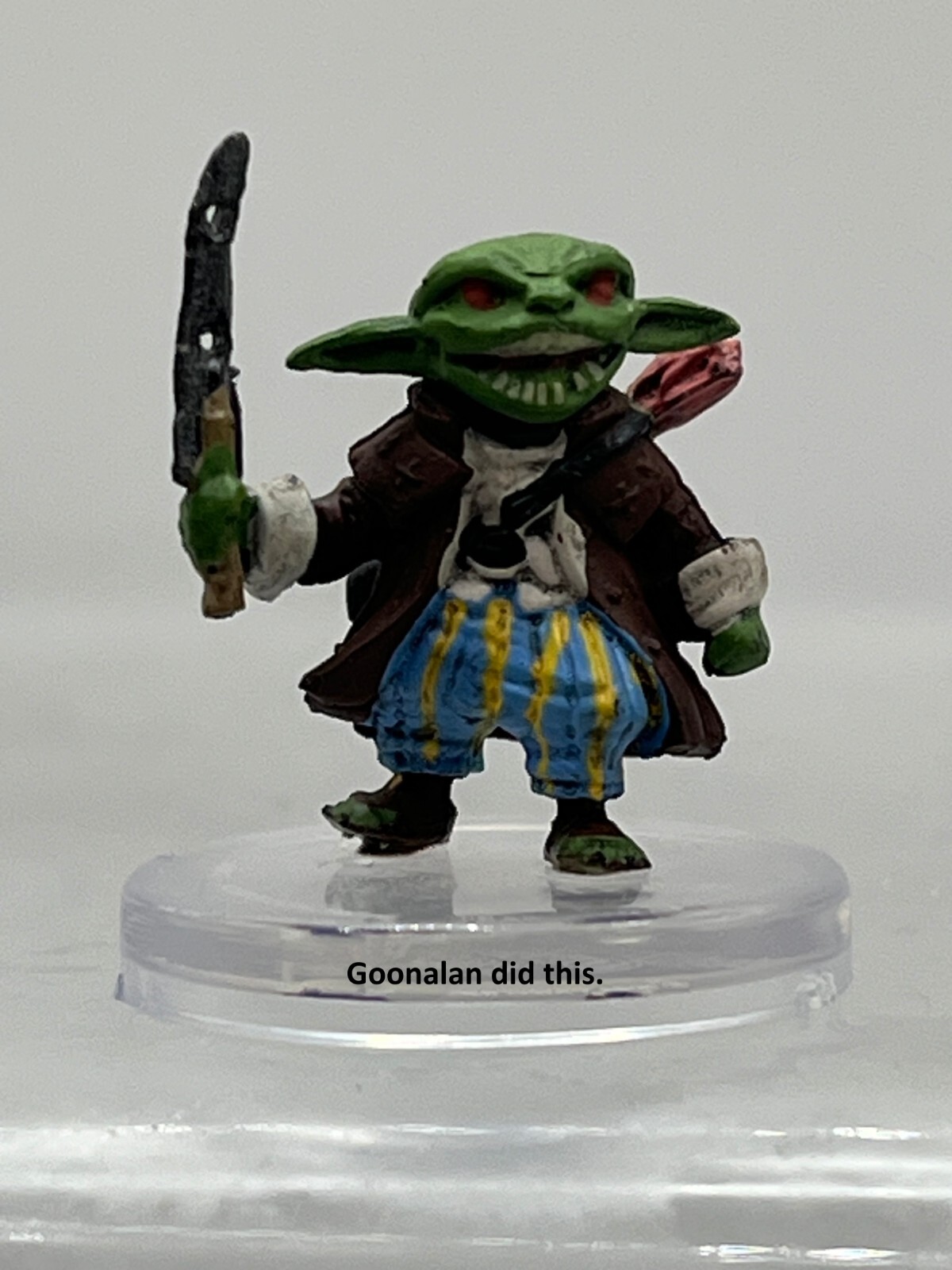 D&D Pathfinder Mini Bestiary Unleashed 02 Goblin Warchanter Dogslicer