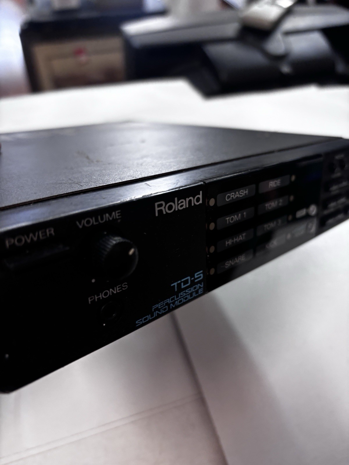 Roland Percussion Sound Module TD-5 Drum Trigger Unit Tested w/ adapter