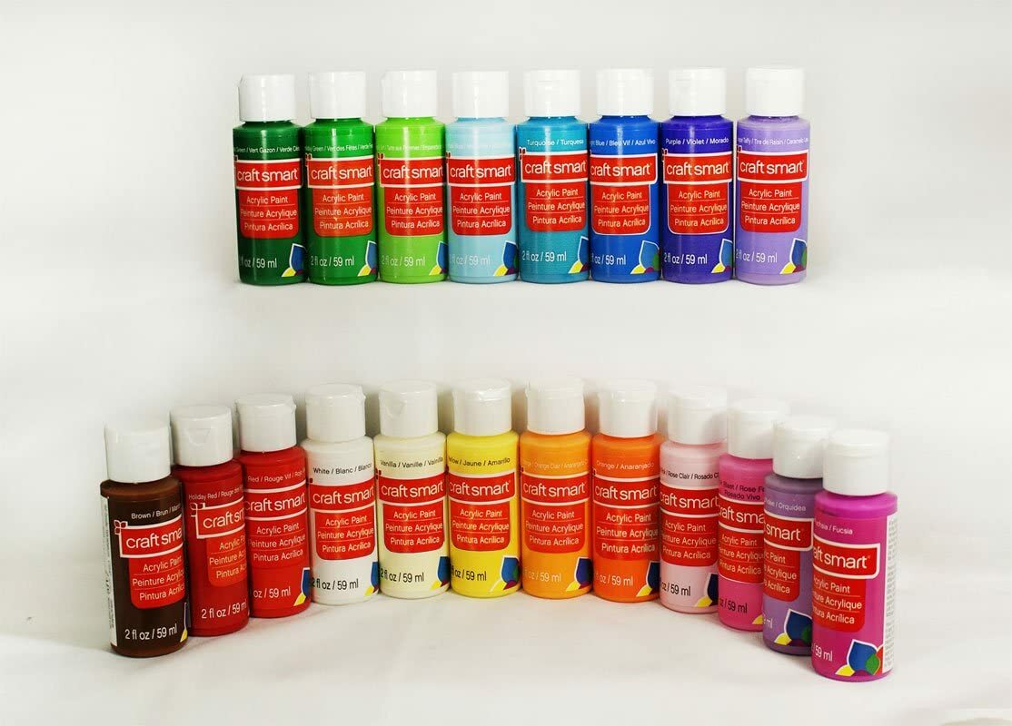 Craft Smart Acrylic Paint Vanilla 2 Fl.oz. Bottle