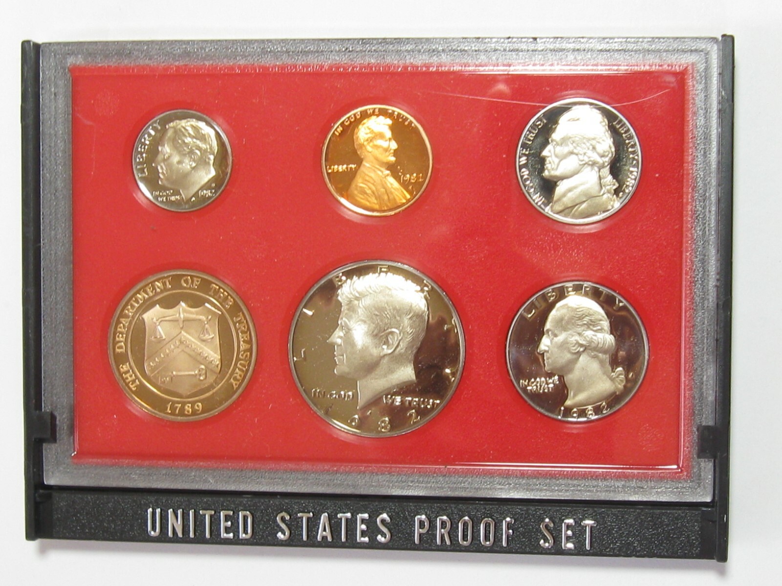 1982-S US Mint Proof Set - #4724 - 4728